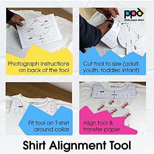 PPD Inkjet Iron-On Light T Shirt Transfers Paper LTR 8.5x11” Pack of 10 Sheets - Image 7