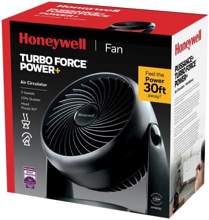 Honeywell HT900C 7" TurboForce® POWER+ Desk/Table Fan, Air Circulator - Image 9