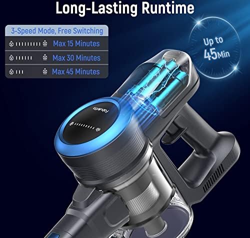 FABULETTA Cordless Vacuum Cleaner, 6-in-1 Stick Vacuum Cleaner with Led Display - Image 5