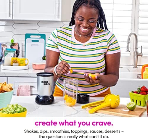 Magic Bullet Blender, Mixer & Mini-Food Processor In-One (17-Piece Set) - Image 4
