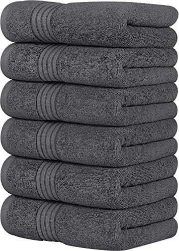 Utopia Towels 6 Piece Premium Hand Towels Set, (16 x 28 inches) 100% Ring Spun