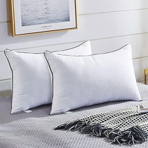 Pillows Queen Size 2 Pack for Sleeping, Soft and Supportive Bed Pillow for Side
