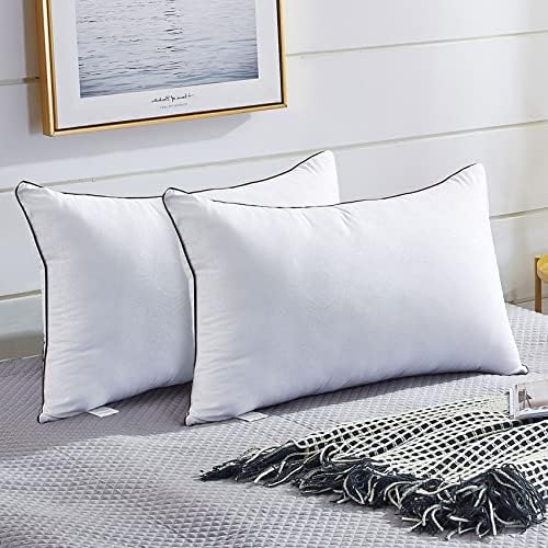 Pillows Queen Size 2 Pack for Sleeping, Soft and Supportive Bed Pillow for Side