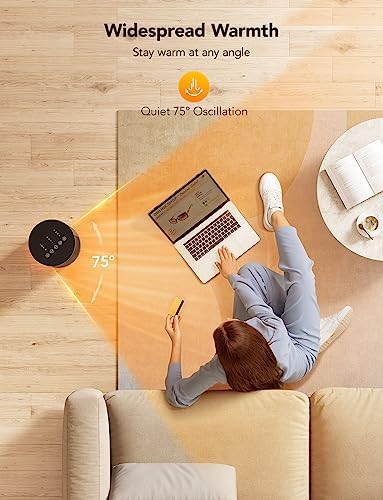 Govee Life Smart Space Heater, Electric Space Heater with Thermostat, Wi-Fi - Image 6