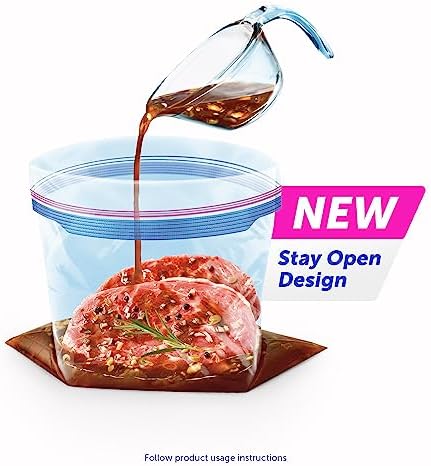 Ziploc Large Food Storage Freezer Bags, Grip 'n Seal Technology for Easier Grip - Image 3