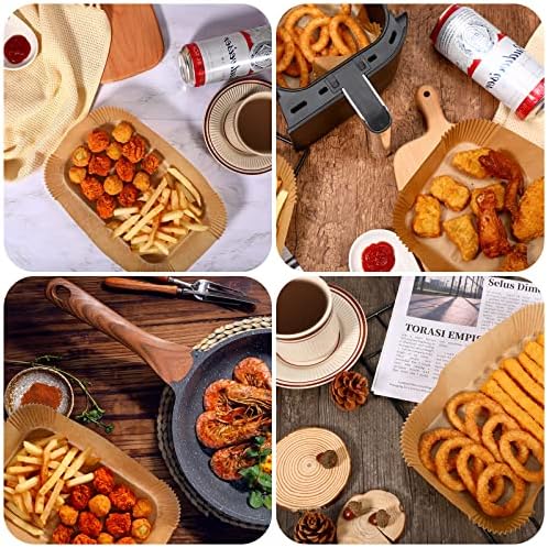 (125PCS) Air Fryer Liners, Air Fryer Disposable Paper Liner for Ninja Dual Air - Image 6